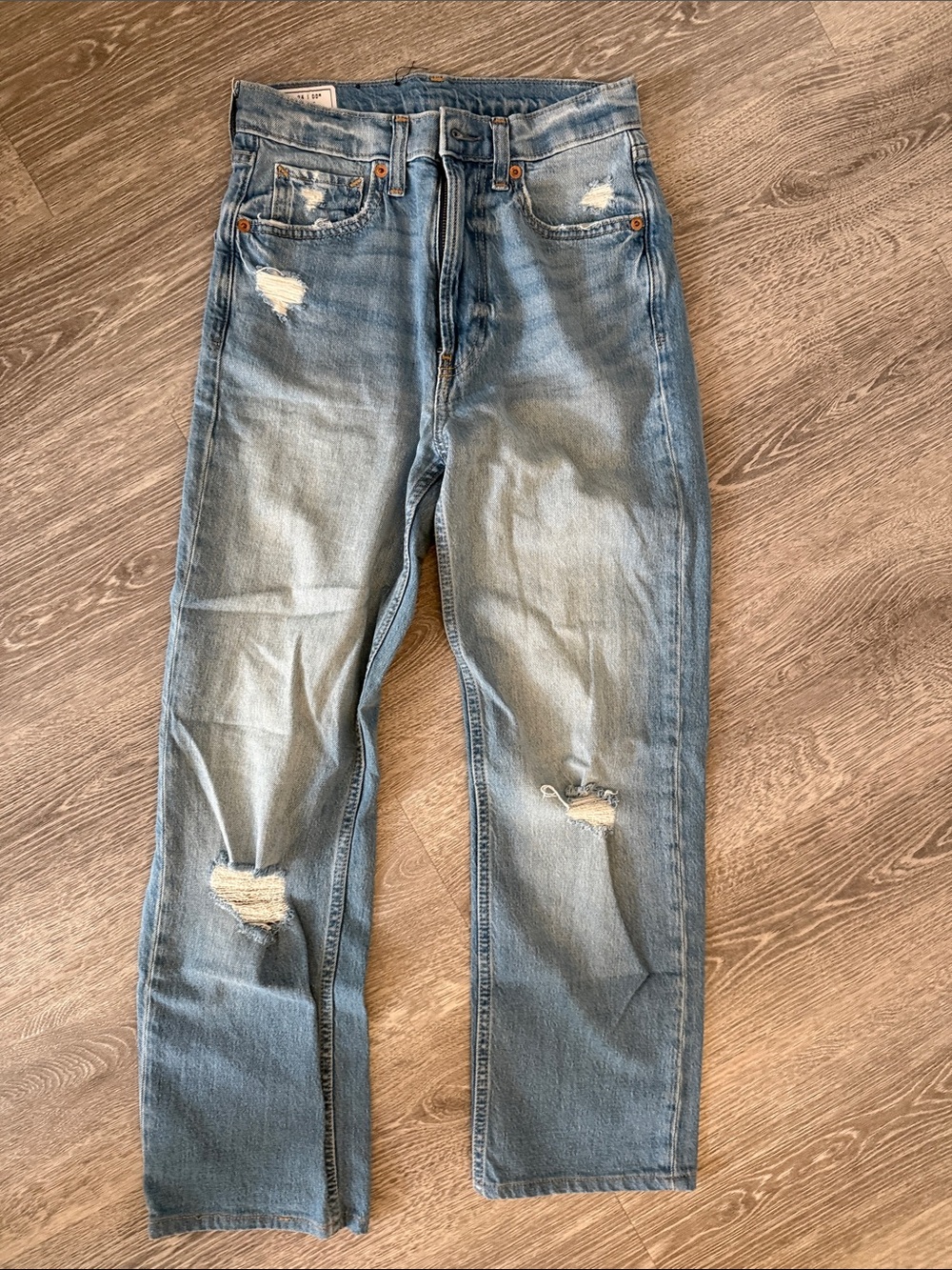 Gap ripped jeans